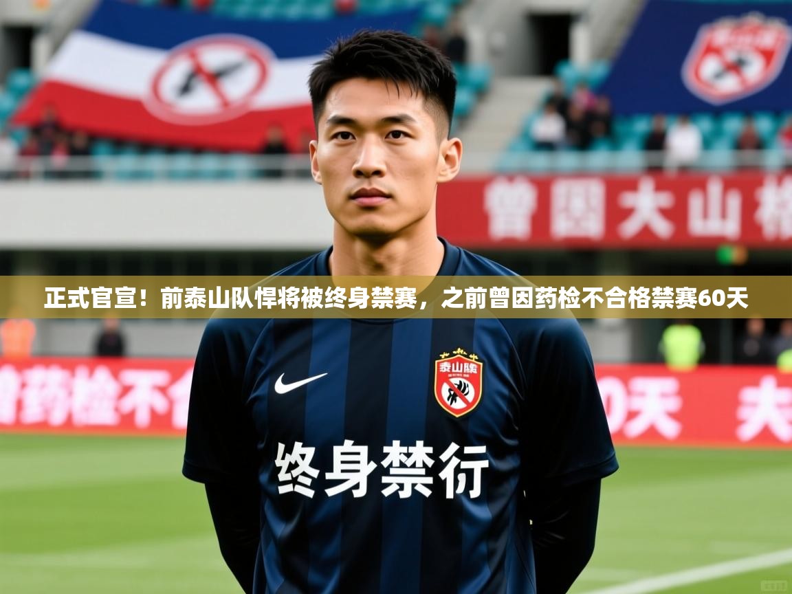 2025华体会体育app正式官宣!前泰山队悍将被终身禁赛,之前曾因药检不合格禁赛60天 第2张